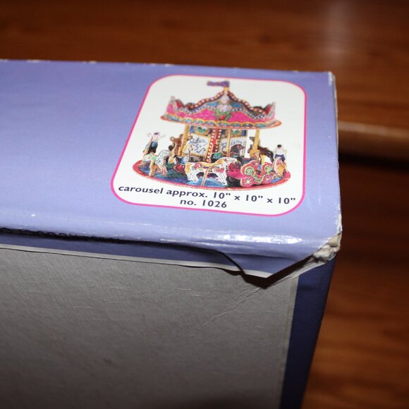 3/$77❤️sealed vintage 1994 Ceaco 3D Puzzle Carousel Horses Two-sided Corkboard - Picture 4 of 6